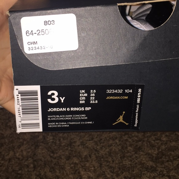 Jordan 6 Rings BP - Picture 7 of 7